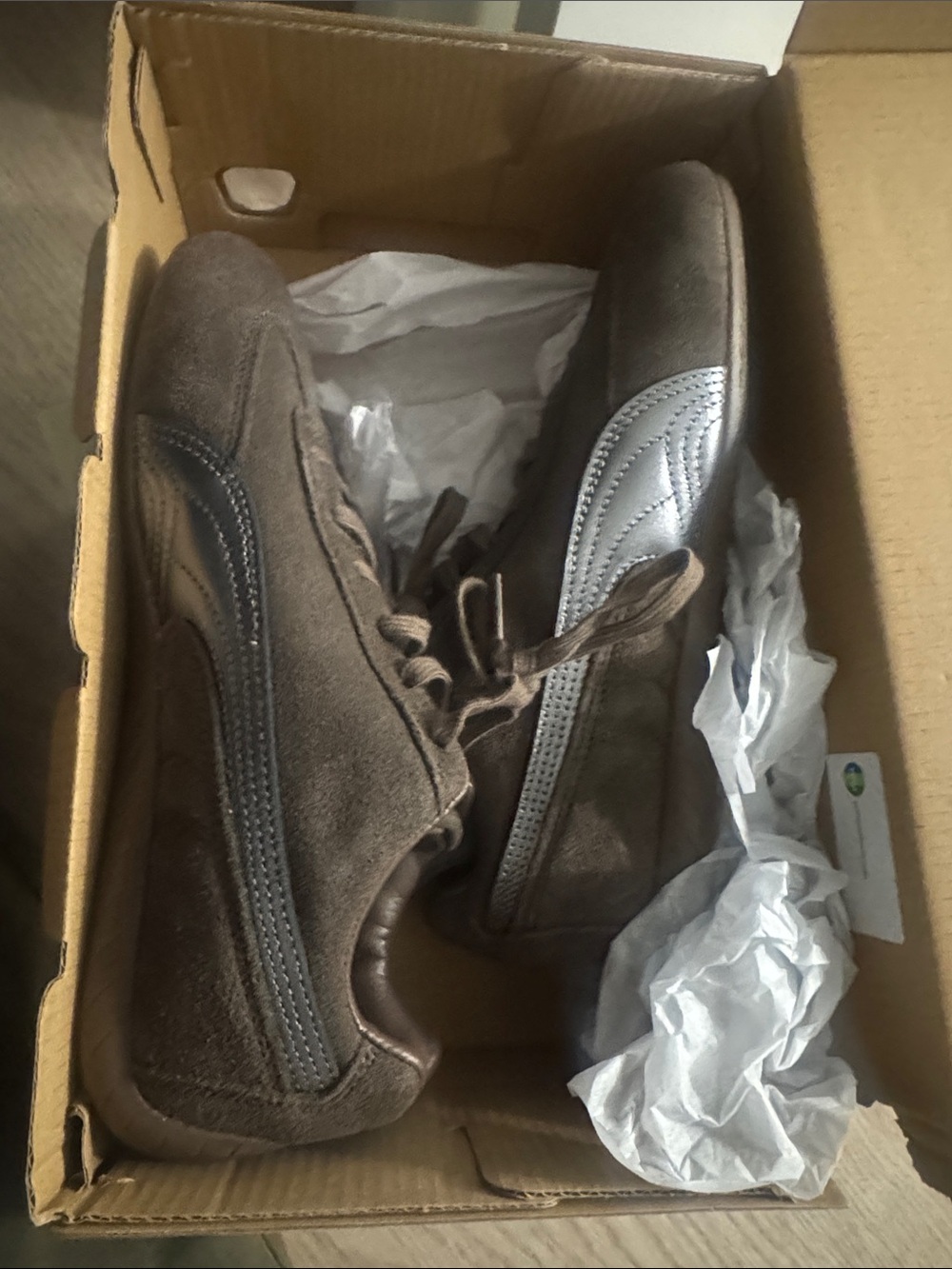 Puma Women's speedcat lux chocolate gum